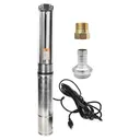 2 HP 4 inch Deep Well Submersible Pump 220V 37GPM 427FT Lift 33FT Cord 1.25 inch NPT Discharge