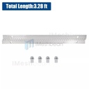 3.28ft Steel Gear Rack 0.28" Thickness For iMeshbean Sliding Gate Opener Motor