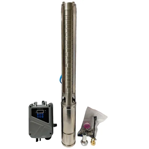 2HP 4" Solar Pump Submersible Pump Bore DC 110V Deep Well Pump+MPPT Controller