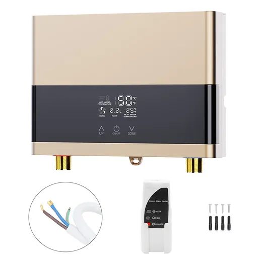 [KY22125] Electric Instant Tankless Water Heater 110V 4000W With Touch Remote Control