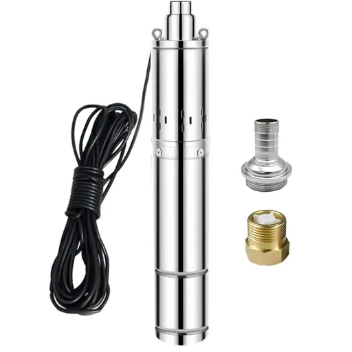 [PU23896] 1/2 HP 4 inch Deep Well Submersible Pump 220V 9GPM 328FT Lift 33FT Cord 1 inch NPT Discharge