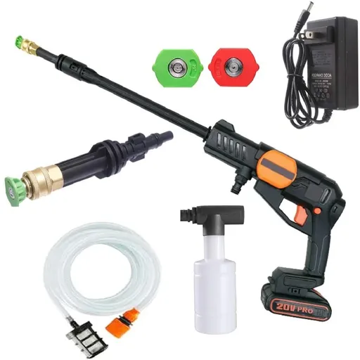 [PQ08178] Cordless Pressure Washer Portable Power Cleaner 320 psi /2.0A Battery & Charger