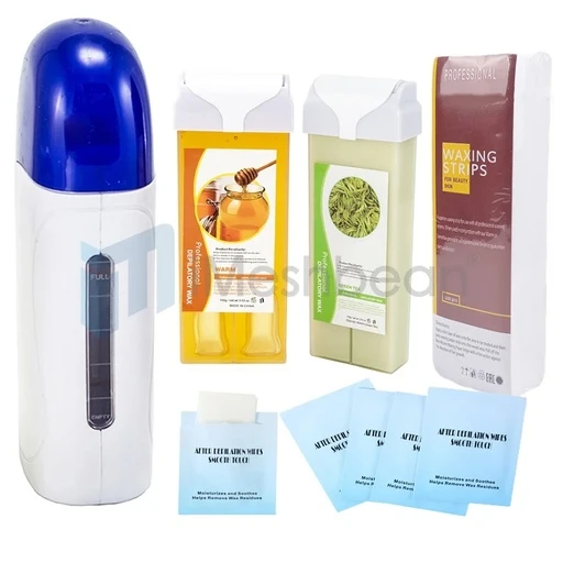 [WH07924] Roll on depilatory wax heater cartridge Warmer Hair Removal waxing Tool kit