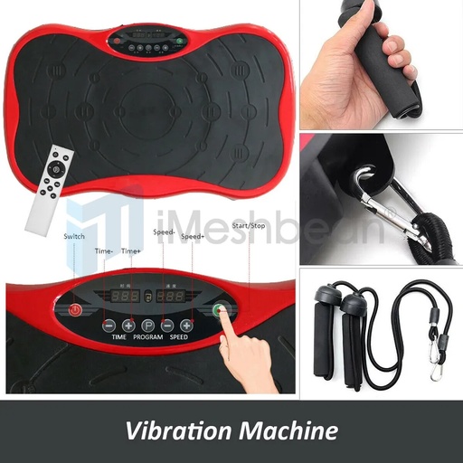 [NF08646] Power Massager Vibration Platform Plate Workout Machine Slim Exercise Fitness