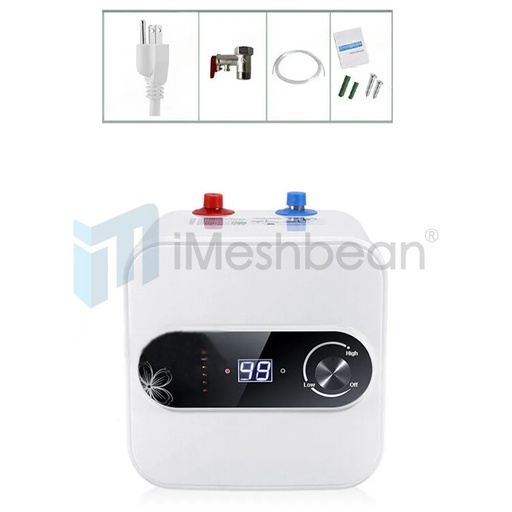 [KY09695] 8L Electric Mini Tank Digital Display Hot Water Heater Kitchen Bathroom 95-167°F