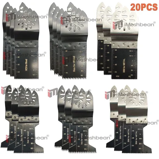 [GJ08216] 20PCS Multi Tool Oscillating Saw Blades For Dewalt Fein Multimaster Makita Bosch