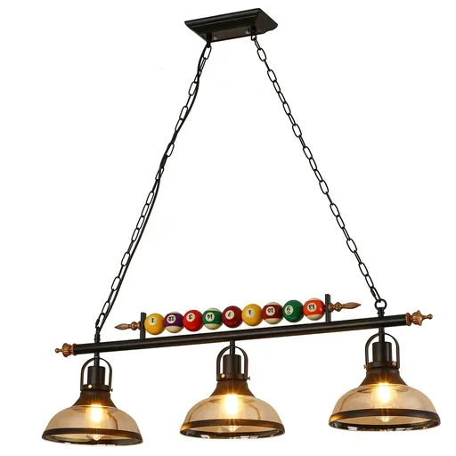 [FW06571] iMeshbean Pool Table Lighting Fixtures Ceiling Lamp for Game Room Beer Party 7' - 8' Table