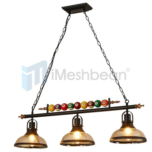 [FW06571] iMeshbean Pool Table Lighting Fixtures Ceiling Lamp for Game Room Beer Party 7' - 8' Table