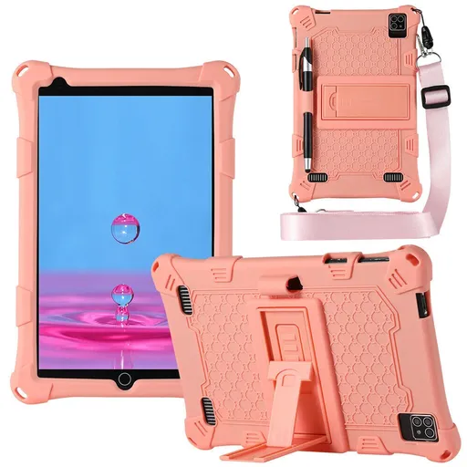 [QZ08996] 8 Inch Android 10 8 Core HD Game Tablet Computer PC GPS Wifi Bundle Case 64G