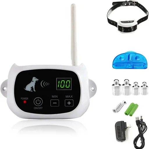 [DT07801] Wireless Dog Fence Pet Containment System Waterproof Training Collars for 1 Dogs