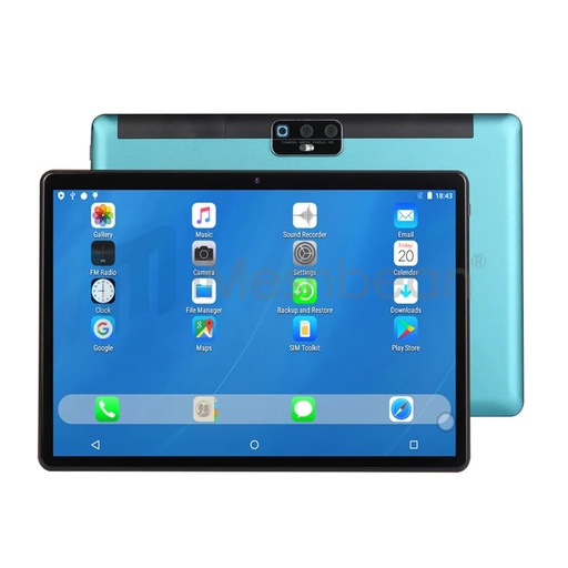 [QZ09163] Blue 10 Inch 4G Phone Call Android 10 Tablets Ten Core 1920x1200 IPS 8GB RAM 256G ROM