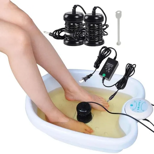[IF09874] 25W Ionic Detox Foot Bath Cleanse Spa Machine w/ 2 Arrays Tub Health Care FDA