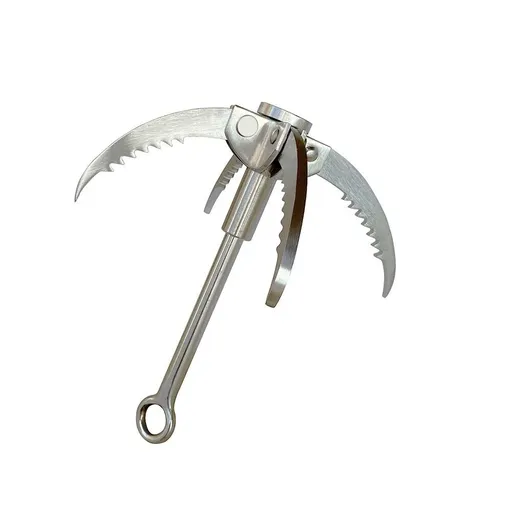 [ZT20372] Grappling Hook Folding Survival Claw Multifunctional Stainless Steel for Outdoor