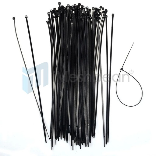 [103-AX002] 100 pcs 12" Nylon Plastic Zip Trim Wrap Cable Loop Ties Wire Self-Lock