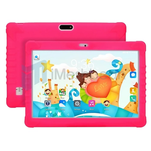 [QZ07326] Rose Red Android 8.0 Ten Core 10.1 Inch HD Kids Tablet Computer PC GPS Wifi Dual Camera