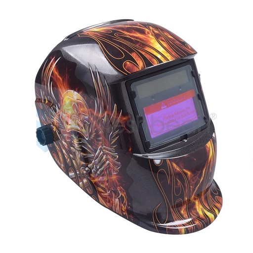 [WE07804] Skull Solar Auto Darkening Welding Helmet Arc Tig Mig Welder Mask Hood