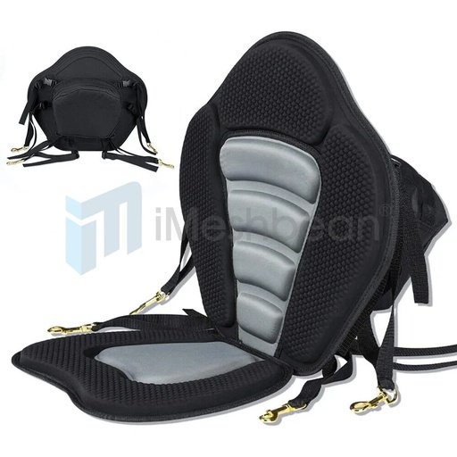 [BD20487] Universal Adjustable Detachable Comfortable Kayak Fishing Boat Seat w/Storage Bag