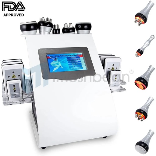 [JB09035] Body Slimming Vacuum Machine 6 in1 Ultrasonic Cavitation RF Multifunction Massage
