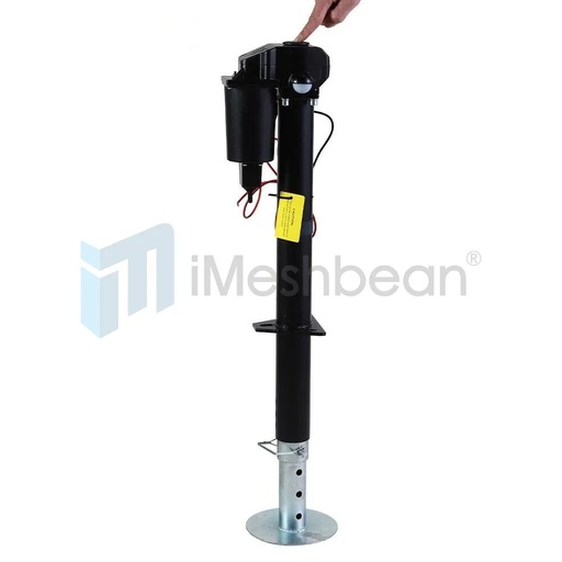 [TZ20581] 3500LBS Electric Lift Tongue Jack Camper RV Trailer w/Dual LED Lights& 7 FT Wire