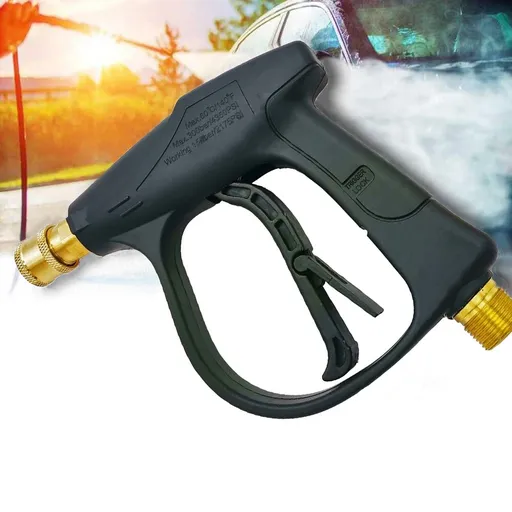 [PQ09883] 3000PSI High Pressure Washer Gun Foam Water Spray Power Wand Nozzle For Car Yard
