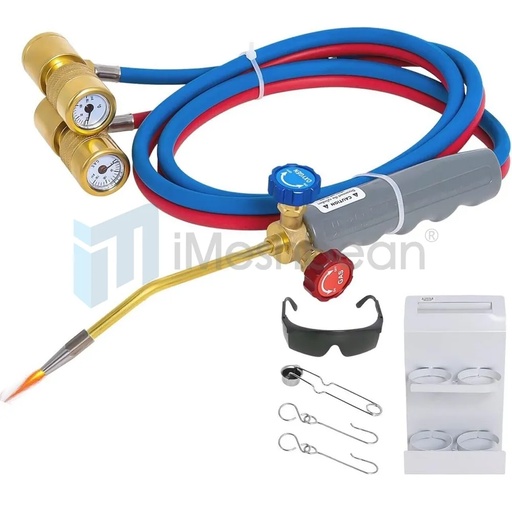 [WE20973] Oxygen MAPP Torch Kit Portable Cylinder Metal Stand for Soldering Brazing Sparke