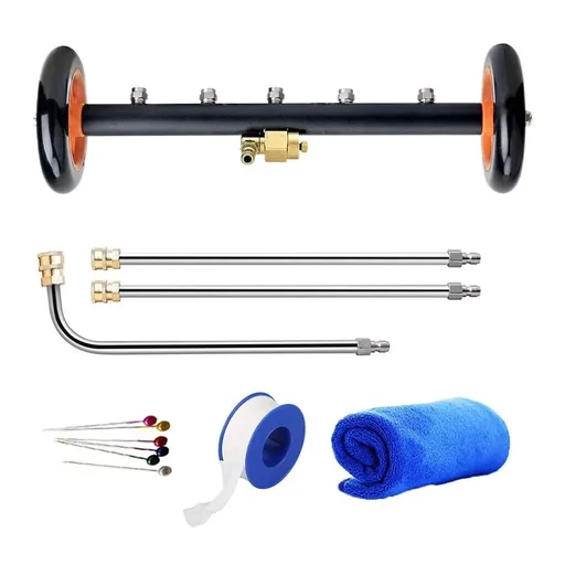 [PQ09639] 18" Pressure Washer Surface Cleaner Water Broom Undercarrige Car Clean Brush