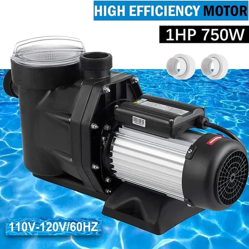 [PU09028] 1HP 110V Swimming Pool Pump Motor 6000GPH Self Primming Above Ground Strainer