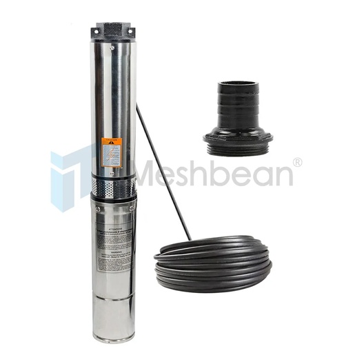 [PU21379A] 4" 2 HP Deep Well Submersible Pump 230V 10.2 Amps 60Hz with Control Box