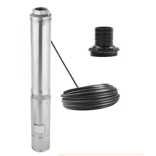 [PU21280] 1 HP 4 inch Deep Well Submersible Pump 110V 37GPM 207FT Lift 100FT Cord 1.25 inch NPT Discharge