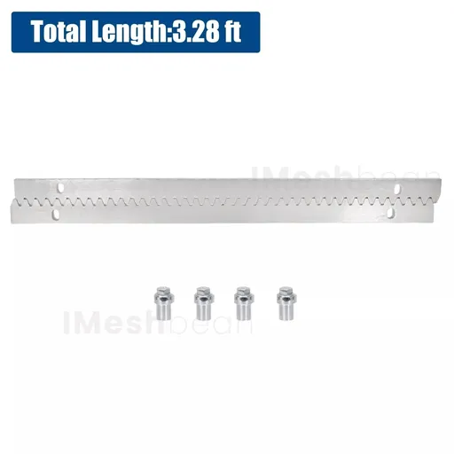[DL22265] 3.28ft Steel Gear Rack 0.28" Thickness For iMeshbean Sliding Gate Opener Motor