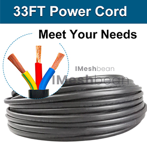 imeshbean well pump has 33FT cord imeshbean well pump has 33FT cord