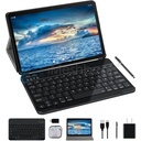 10 In 4G Android 11 Phone Call Tablets PC 1920X1200 8GB+256GB w/Keyboard Case