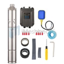 3" 24V Solar Submersible Bore Hole Deep Well Water Pump MPPT controller KIT 270W