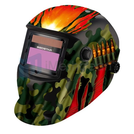 [105-1022] Auto Darkening Welding Helmet Arc Tig mig Grinding Welders Mask Solar Bullets style